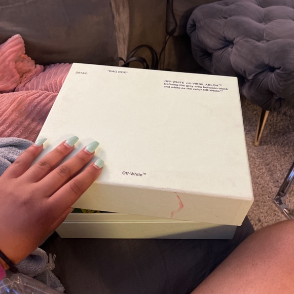 diagonal stripe motif shoulder bag - Picture 8 of 8